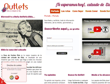 Tablet Screenshot of outletselda.com